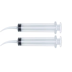 Watts - 2 Large Syringe Oral Irrigators with Tapered Deep Reach Tips for Crowns