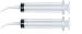 Watts - 2 Large Syringe Oral Irrigators with Tapered Deep Reach Tips for Crowns, Bridges, Oral Pockets and More - 10ml