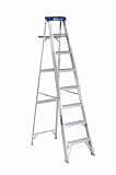Louisville AS2108 Aluminum Stepladder 8-Foot, Duty Rating 250-Pounds