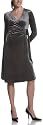 Arianne Women's Alyssa Long Sleeve Cross Over Dress