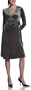 Arianne Women's Alyssa Long Sleeve Cross Over Dress
