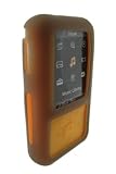 i-nique Tuff-Luv Twin Skin Combo Silicone Skin Case + Belt Clip For Sony Walkman - TANGO COBOLT - Graphite/Orange
