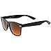zeroUV - Classic Driving Blue Blocking Amber Tinted Lens Horn Rimmed Sunglasses 55mm