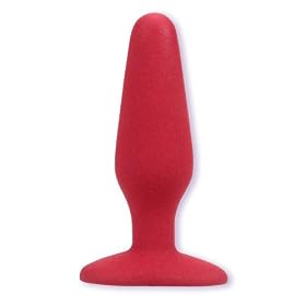 Doc Johnson Butt Plug, Slim Medium, Red: Health &amp; Personal Care