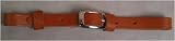 Flat Leather Curb Strap