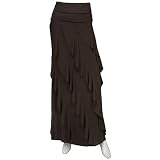 Misses AGB Fast Forward Diagonal Ruffle Skirt