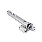 100X Magnification LED Long Pocket Microscope Magnifier Magnifying Gem Pen Jewelry Loupe with Leather Pouch