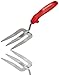 Corona CT 3374 Premium Stainless Steel ComfortGEL Gardening Fork, Red