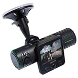 「GPS、加速度センサー内蔵、液晶モニターを搭載」GPS内蔵デュアルレンズドライブレコーダー DLDRWGP1
