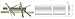 AMANA P220 3 PC 6 1/8 X 5/8 X 1/8 T1/18%