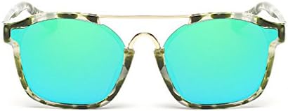 Women Camouflage Coating Polarized Sunglasses Men Fashion Brand Designer Square Sport Outdoor Holbrook Oculos De Sol (Green)