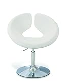 Global Furniture USA White Swivel Bar Stool