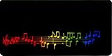 AIRBRUSHED LICENSE PLATES - MUSIC NOTES - #1094