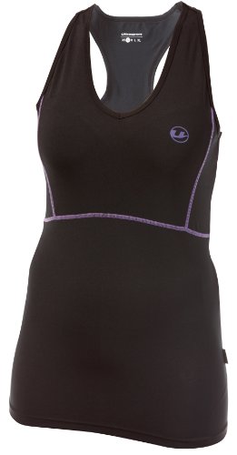 Ultrasport Damen Laufshirt &auml;rmellos, black purple, XL, 10175 Preisvergleich