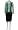 Evan Picone Women's Seamed Suit, Opal/Black, 10 US