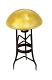 Achla TS-IV-C Crackle Toad Stool - Ivory Gold