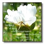 Inspirational Daisy - 10x10 Wall Clock