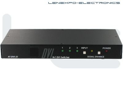 Atlona AT-DVI31 - Video switch - 3 ports - DC power - external