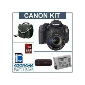Canon EOS Rebel T3i Digital SLR Camera/ Lens Kit, with EF-S 18-135mm f/3.5-5.6 IS Lens, 8GB SD Memory Card, Slinger Camera Bag,Spare LP-E8 Lithium-Ion Rehargeable Battery, USB 2.0 SD Card Reader FREE: Red Giant Adorama Production Bundle for PC/Mac a $599.00 Retail Value