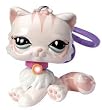 Persian Cat -- Littlest Pet Shop Light-Up Clip-On Keychain