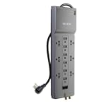 SAVE $25.31 - Belkin 12-Outlet Home/Office Surge Protector with Phone/Ethernet/Coaxial Protection and Extended Cord $24.68