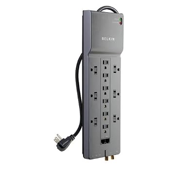Set A Shopping Price Drop Alert For Belkin 12-Outlet Home/Office Surge Protector with Phone/Ethernet/Coaxial Protection and Extended Cord