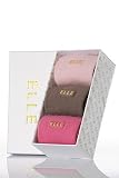 Ladies 3 Pair Elle Plain Angora Sock Gift Box
