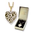 God is Love Heart Pendant