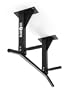 Klarfit barra per trazioni pull up bar a soffitto multifunzione fitness (350kg, 2 gruppi di maniglie, acciaio)