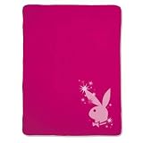 Playboy 10290400 Fleece Decke Sparkling Bunny, 150 x 200, 100% Polyester