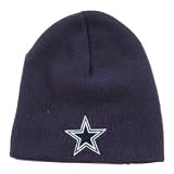 Dallas Cowboys Kids Cuffless Knit NFL Beanie Hat Navy by NFL Logo Gear