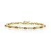 STUNNING GENUINE CITRINE & DIAMOND 14K TENNIS BRACELET