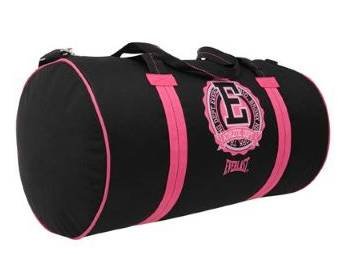  Everlast - Sac De Sport Femme - Noir Et Rose - L50 X H27 X D24 Cm