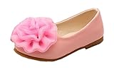 (コ-ランド) Co-land プリンセス 子供靴 キッズ フラットシューズ 女の子 ガールズ モカシン ローファー 花付き モチーフ 女児 ベビー フォーマル 結婚式 ピンク 20cm