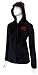Hello Kitty Black Soft Plush Hoodie for women
