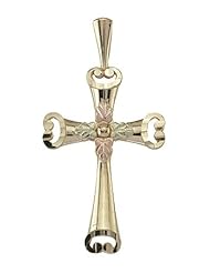 Black Hills Gold Cross Pendant