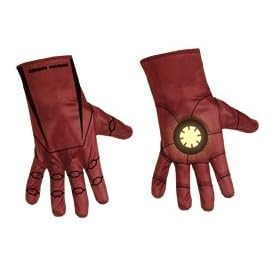 Halloween Costume Accessories Red Officially Licensed Childrens Iron Man Movie Gloves Accessory