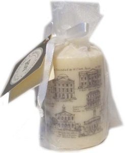 2x3 Philadelphia Architecture Design Pillar Candle