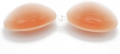 Molity Double Thickness Strapless Self Adhesive Silicone Invisible Push-up Bra (C)