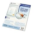 C-Line Cubicle Keepers, Velcro-Backed Display Holders, 8.5 x 11 Inches, Clear, 2 per Pack (38911)