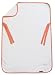 Kids Rain or Shine Sun Cover - White/ Orange (22 x 33)