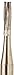 Qualite Carbide Burs FG56 (0.9 mm head size, 4.2 mm head length), Friction Grip Shank, Flat End Cylinder, made in Canada (Pack of 10)