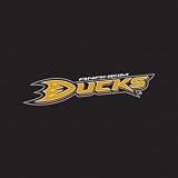 NHL Anaheim Ducks White Logo Canvas Print (20 x 20)
