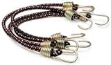 RoadPro RPJS-10 10" Stretch Cord with Metal Hook - 4 Pack
