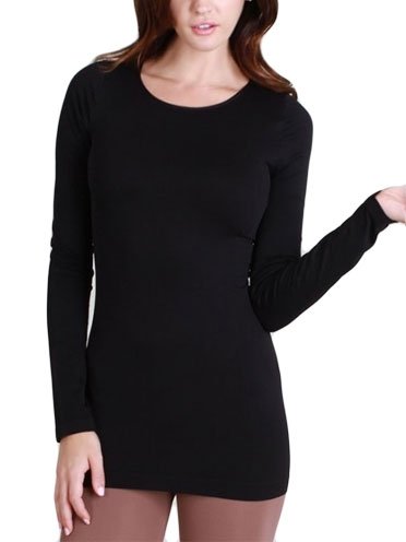 Nikibiki Long Sleeve Crew Neck Top