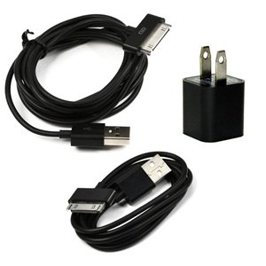 Case Star R Black USB Wall Charger + 3Ft/6Ft USB Charge and Sync Data Cable for iPod touch iPod nano iPhone 3G 3GS 4 4S + Case Star Cellphone Bag Case Star R Black USB Wall Charger + 3Ft/6Ft USB Charge and Sync Data Cable for iPod touch iPod nano iPhone 3G 3GS 4 4S + Case Star Cellphone Bag