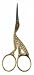 Allary Ultra Fine Stork 3-1/2 Inch Needlework Scissors