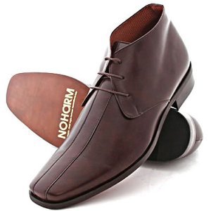 NOHARM Brown Lace-up Vegan Ankle Boots