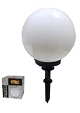 DEKORATIVE LEUCHTKUGEL AUSSENLEUCHTE GLOBE KUGELLAMPE KUGELLEUCHTE 30 cm