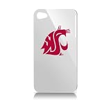 NCAA Washington State Cougars Varsity Jacket Hardshell Case for Apple iPhone 4, White